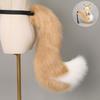 Handmade Fox Ears Tail Set Cosplay Anime Convention Costume Accessory Fluffy Plush Animal Ear Headband