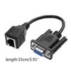 Vielseitiges DB9 Buchse/Stecker auf RJ45 Verlängerungskabel für verschiedene Anwendungen Genießen Sie mehr Flexibilität und Benutzerfreundlichkeit