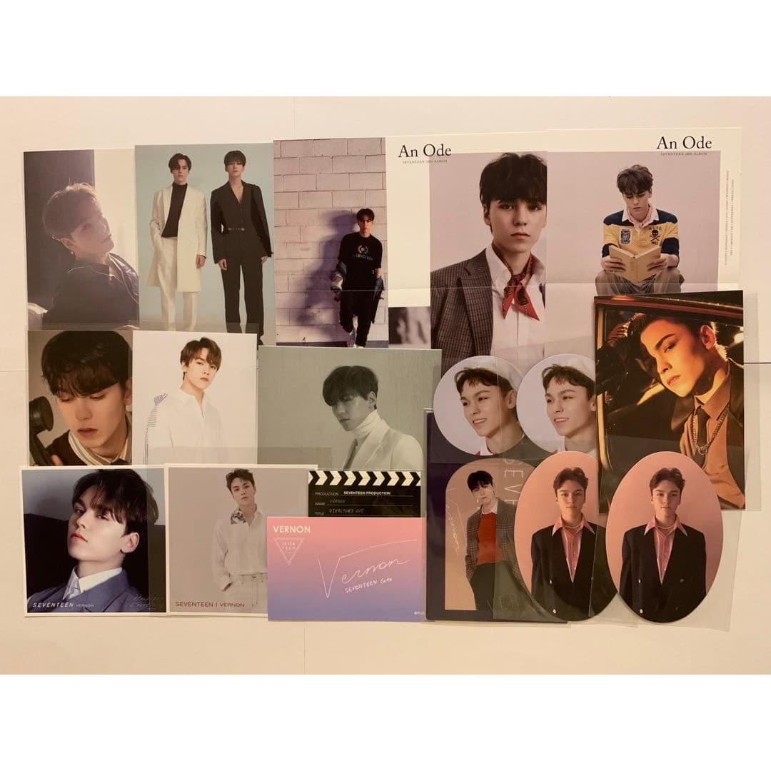 Used SEVENTEEN Vernon Card Bundle