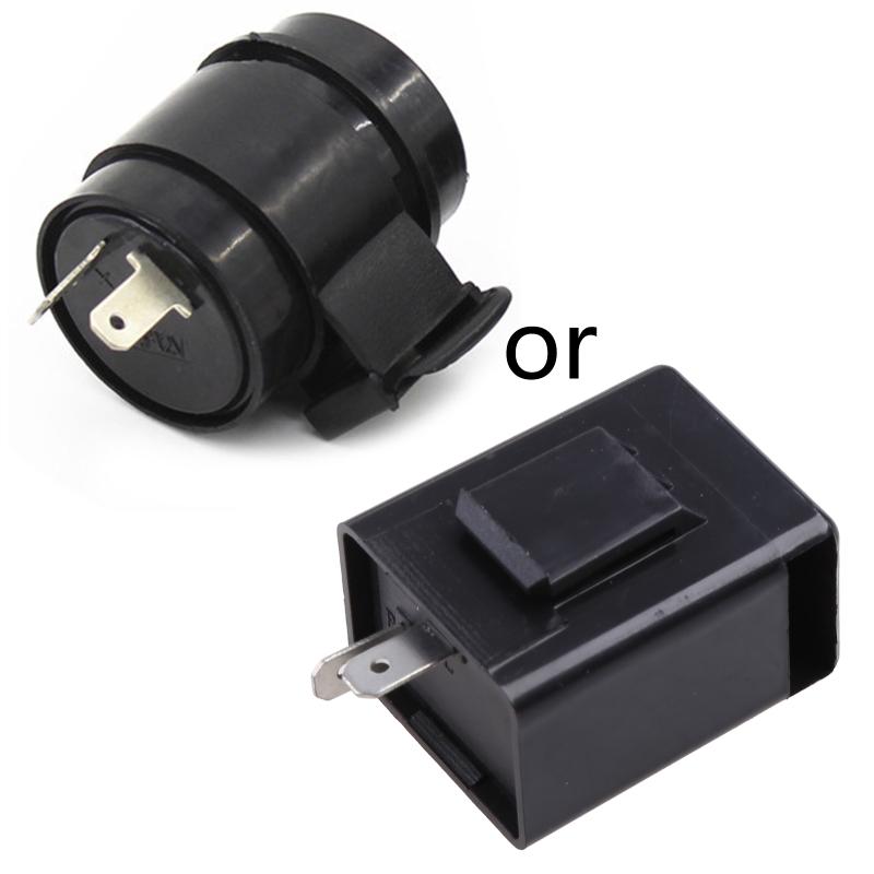 1Pc Flasher Relay Turn Signal for Dc 12V-60V 2Pins Buzzer Beep Flasher Relay Blinker Indicator Flashers Turn Light Signals