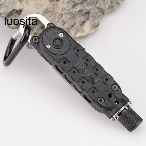 Multifunctional Screwdriver Keychain, Screwdriver with LED Light, And Bottle Opener, for Outdoor Camping