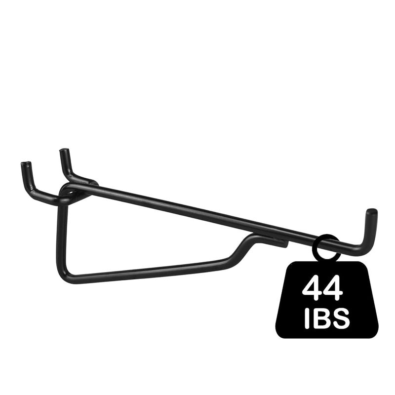 Lochplattenhaken, 8er-Pack 15 cm Metall-Werkzeughaken-Set, Lochplatten-Organizer für Garage Werkbank Atelier Bastelraum Büro Langlebig