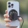 Universal Magnetic Phone Adapter With Cold Shoe Mount 1/4Inch Thread For Camera Tripod Bracket Aluminum Alloy Phone Holder