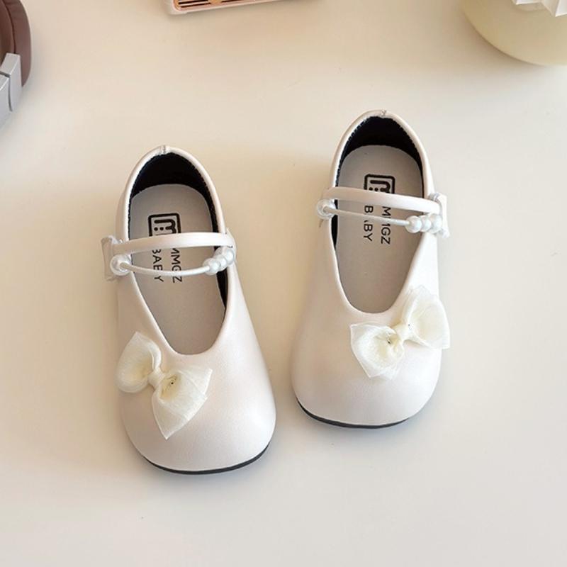 Fashion Girls' Shoes Spring New Kids Leather Shoe Soft Soled Girls Casual Shoes Anti Slip Child Shoe Simple Girl Leather Shoes