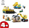 LEGO City 60391 Trucks and Crane with Demolition Ball