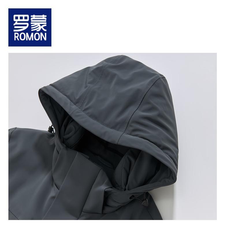 ROMON Men's Mid-Length Down Jacket