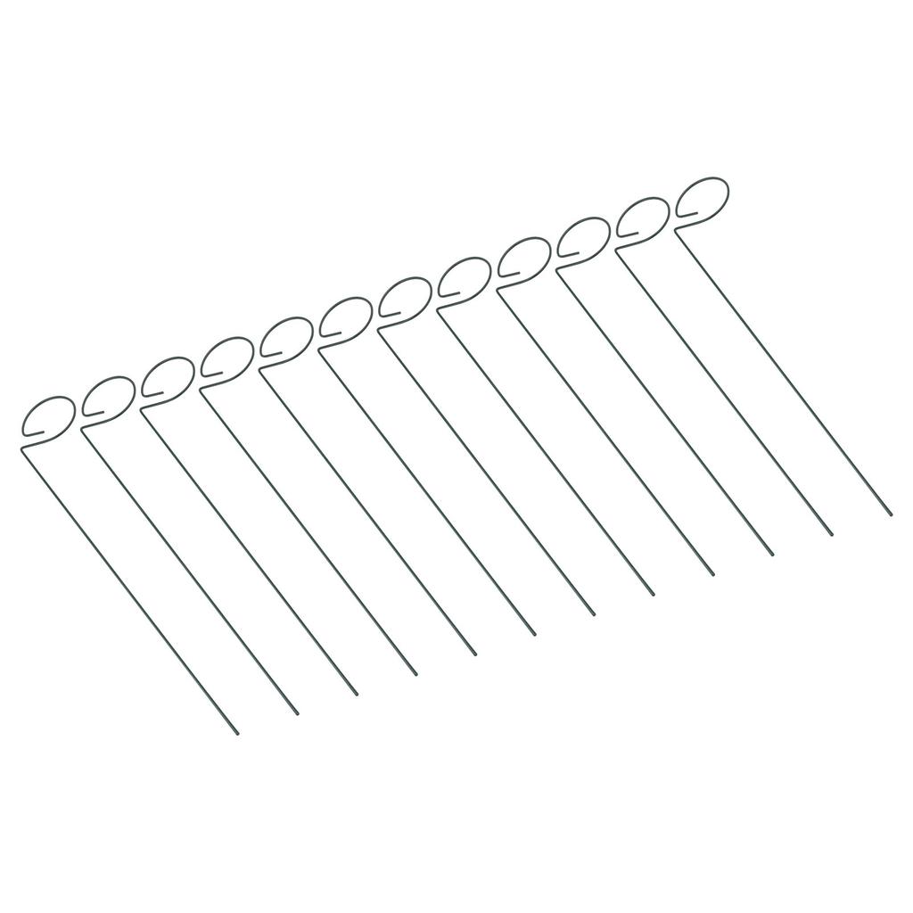 12Pcs Plant Stakes Reusable Plant Sticks Support Anti Rust Stem Flower Support for Home Garden Yard Farm