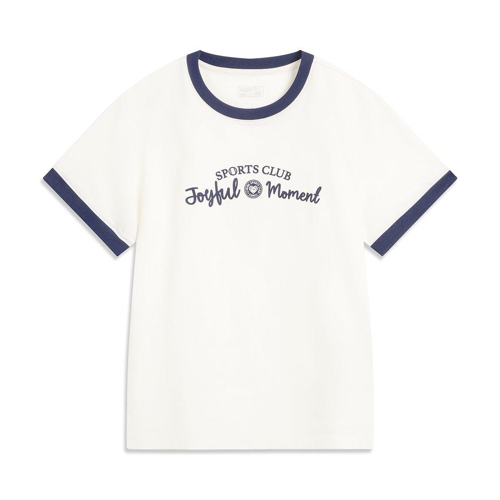 Футболка женская LiNing Sports Life Collection Цвет: Слоновая кость AHSV472-1 S