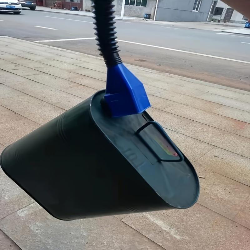 Portable Foldable Telescopic Oil Funnel with Quick-Connect Nozzle - Durable ABS, Hands-Free Pouring for Car, Truck, Motorcycle