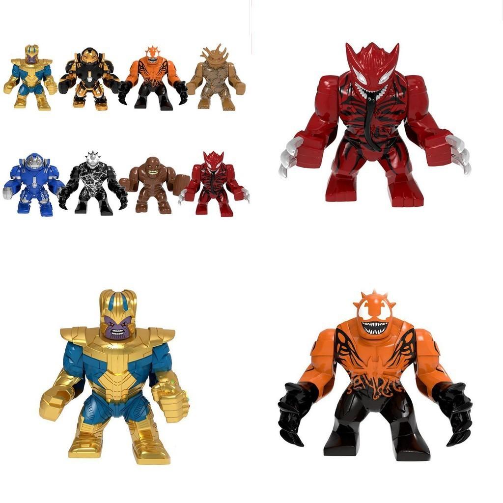 Marvel Heroes Building Block Figures Toy Children's Gift 7cm Height Plastic Material Avengers Series
