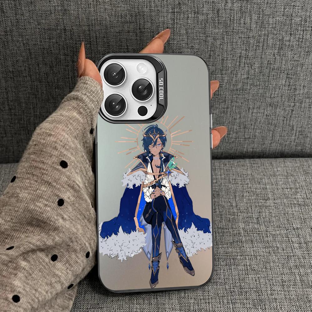 Kaeya Genshin Impact Phone Case For iPhone 16 15 14 13 12 11 Pro Max X XR XSMAX 8 7 Plus Matte Shockproof Back Cover