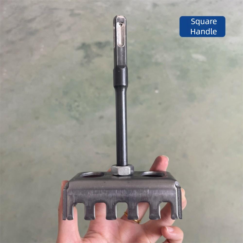 Portable Square Hole Punch Multi-function Rectangle Slot Tool Concrete Hole Bit Square Hole Socket Sloter