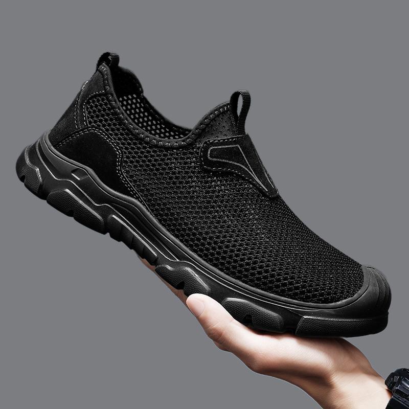 New Breathable Men's Casual Shoes Breathable Mesh Loafers Sneakers New Male Comfortable Driving Footwear Outdoor Shoes Trainers