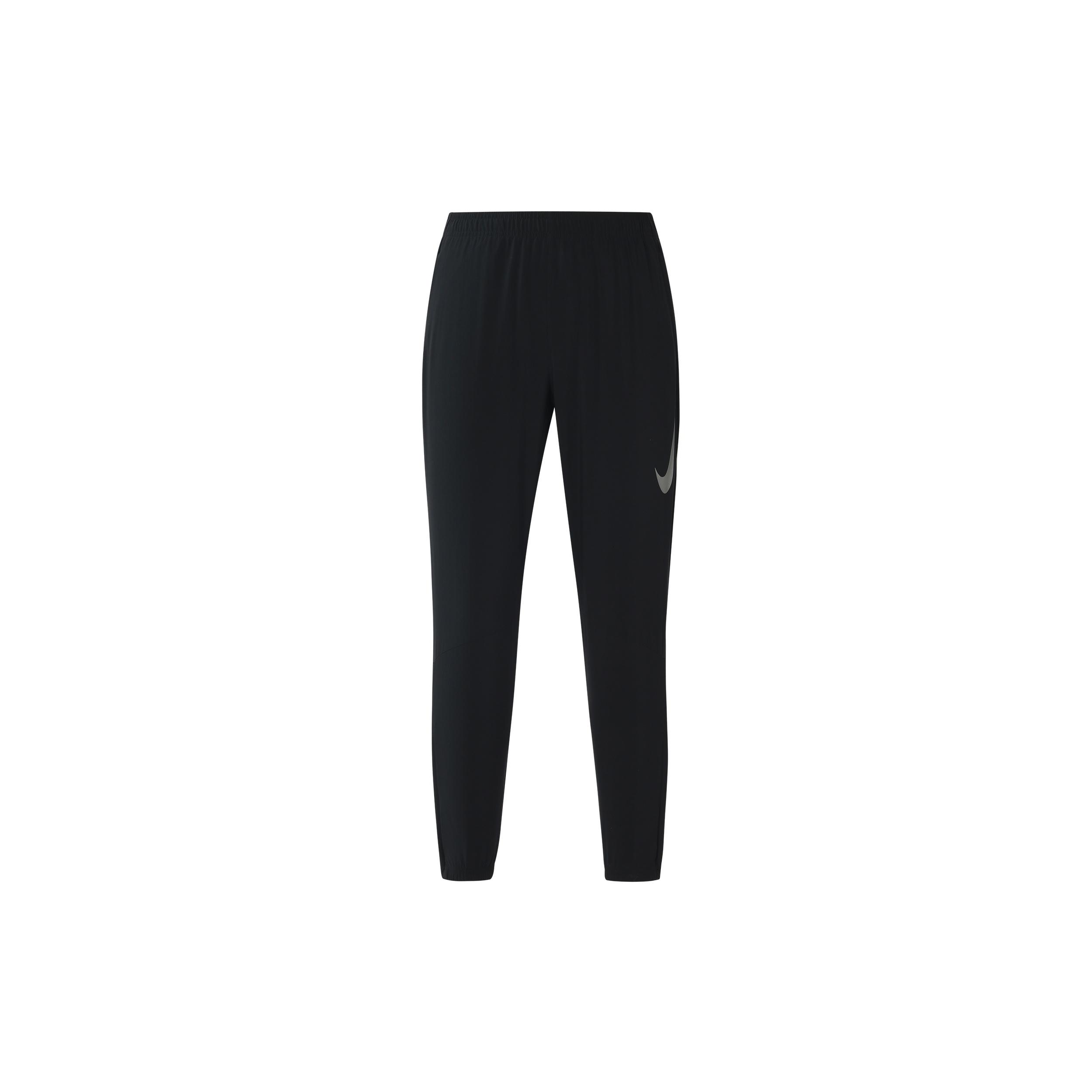 Nike Dri-FIT Running Training Quick-dry Zipper Sports Pant Male Black Men s DJ9306-010 S