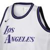 Nike X NBA Jersey Los Angeles Lakers City Edition Sports Breathable Kids Jerseys White 3Z2B7BU8W-LAK