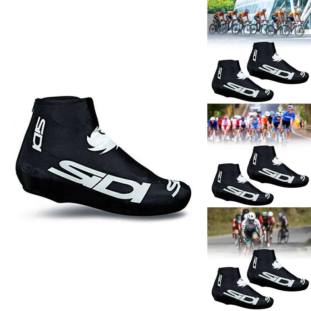 Tour Of France Cycling Shoe Covers With Lycra Lightweight Dustproof Windproof For Mountain Bike Men