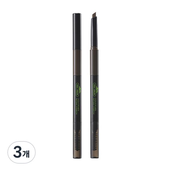 

VT Cica for Men Natural Eyebrow, Natural Brown, 3 pcs., Korea best mens cosmetics