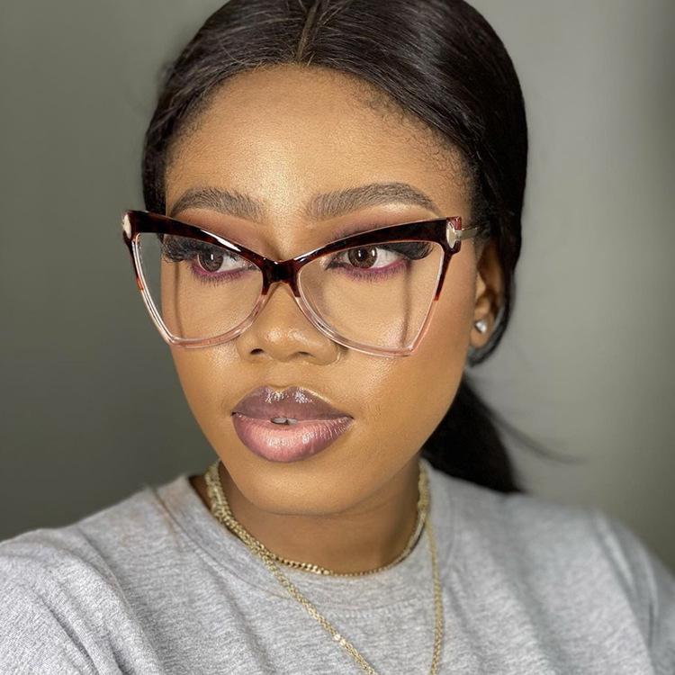 Butterfly Cat-Eye TR90 Anti-Blue Light Eyeglass Frames - European & American Style 2077