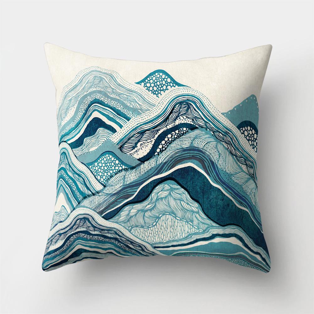 Corrugated Pillowcase Sofa Pillowcase Creative Home Car Cushion Office Pillowcase