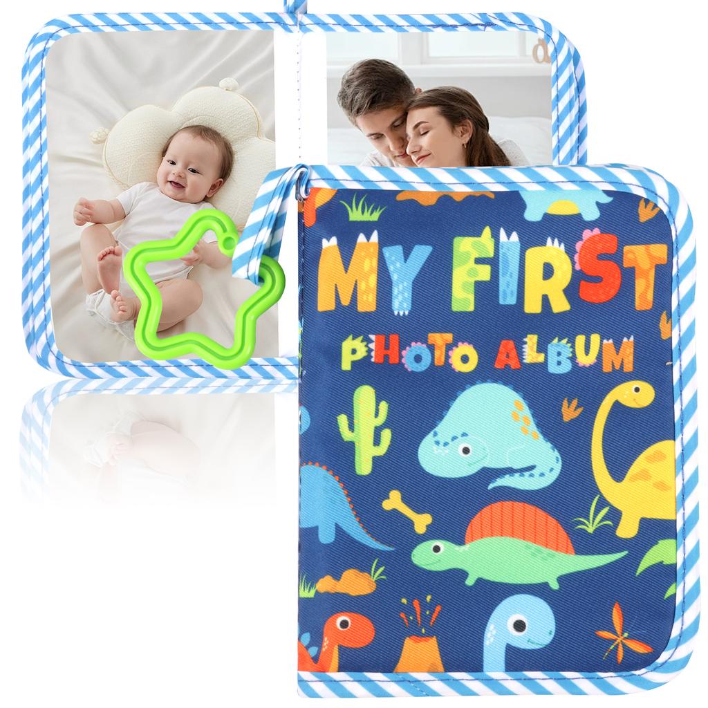 Baby Fotoalbum Erstes Jahr Baby Fotoalbum Wachstum Babys Alben Dusche Gast DIY Giraffe Fotoalbum mit Familienaufzeichnung