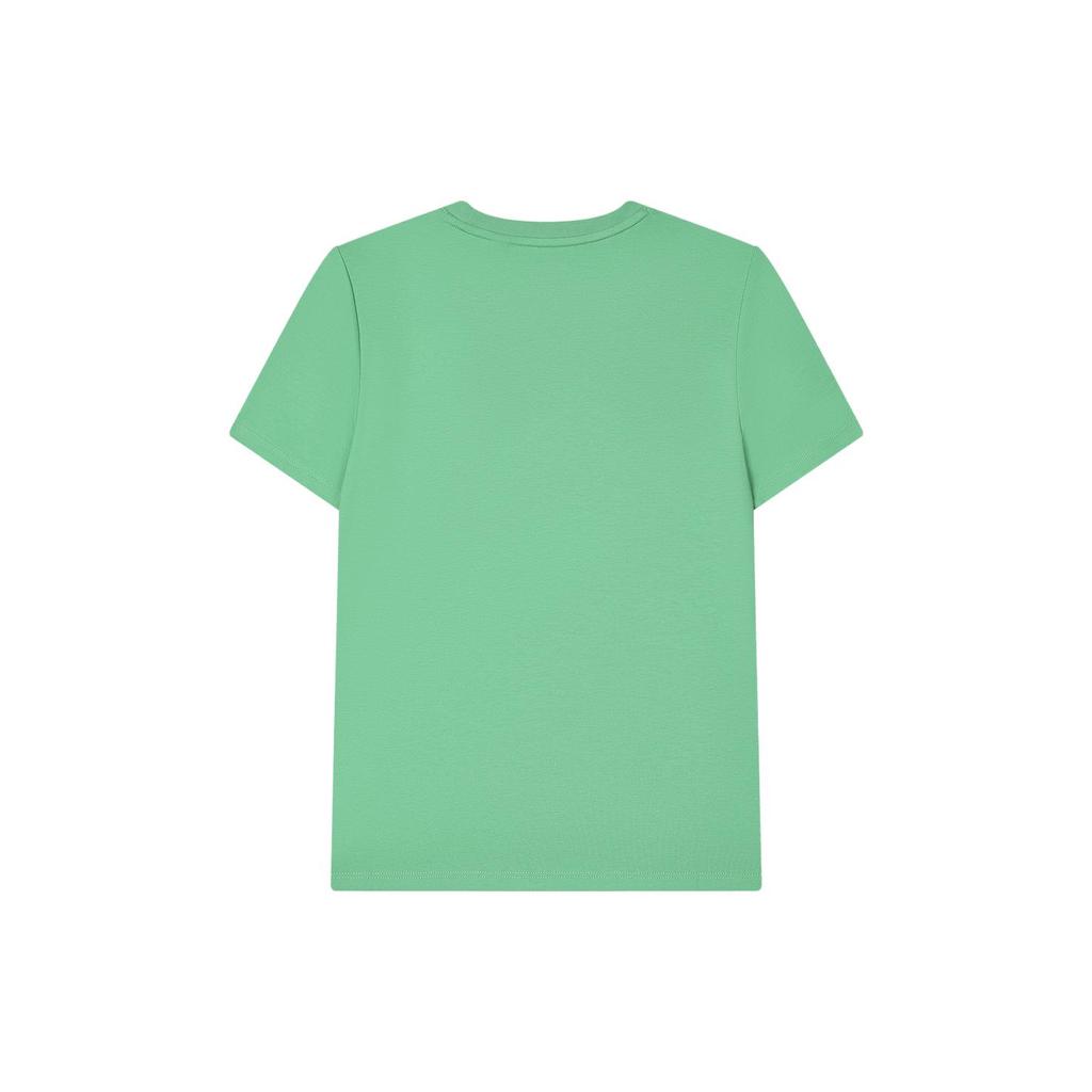 New FILA X V&A LIANMINGKUAN Regular T Shirt Women's Fruit Milk Green F11W418101F-LG