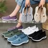 Damen Übergröße Atmungsaktive Sommer Stoffschuhe - Bequeme Leichte Freizeitschuhe für Mittleren Alters und Ältere.