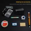 Soldering Tool Set: Stand, Rosin, High-Temp Sponge, Paste & Wire
