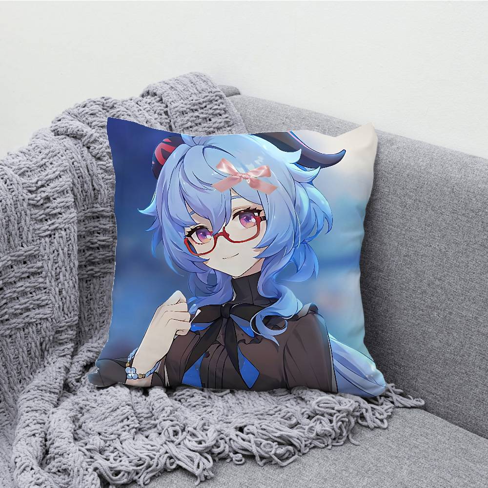Ganyu Pillow Case For Sofa Decor Car Office Room Printing Cushion Cover Decorations and Protector