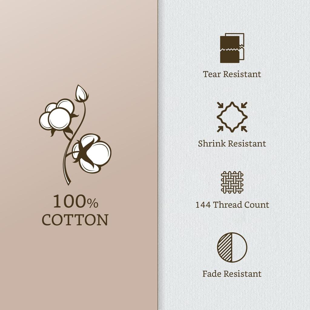 Floral Breeze 144 TC 100% Cotton Double Bedsheet with 2 Pillow Covers, Green , 144 - 200 tc