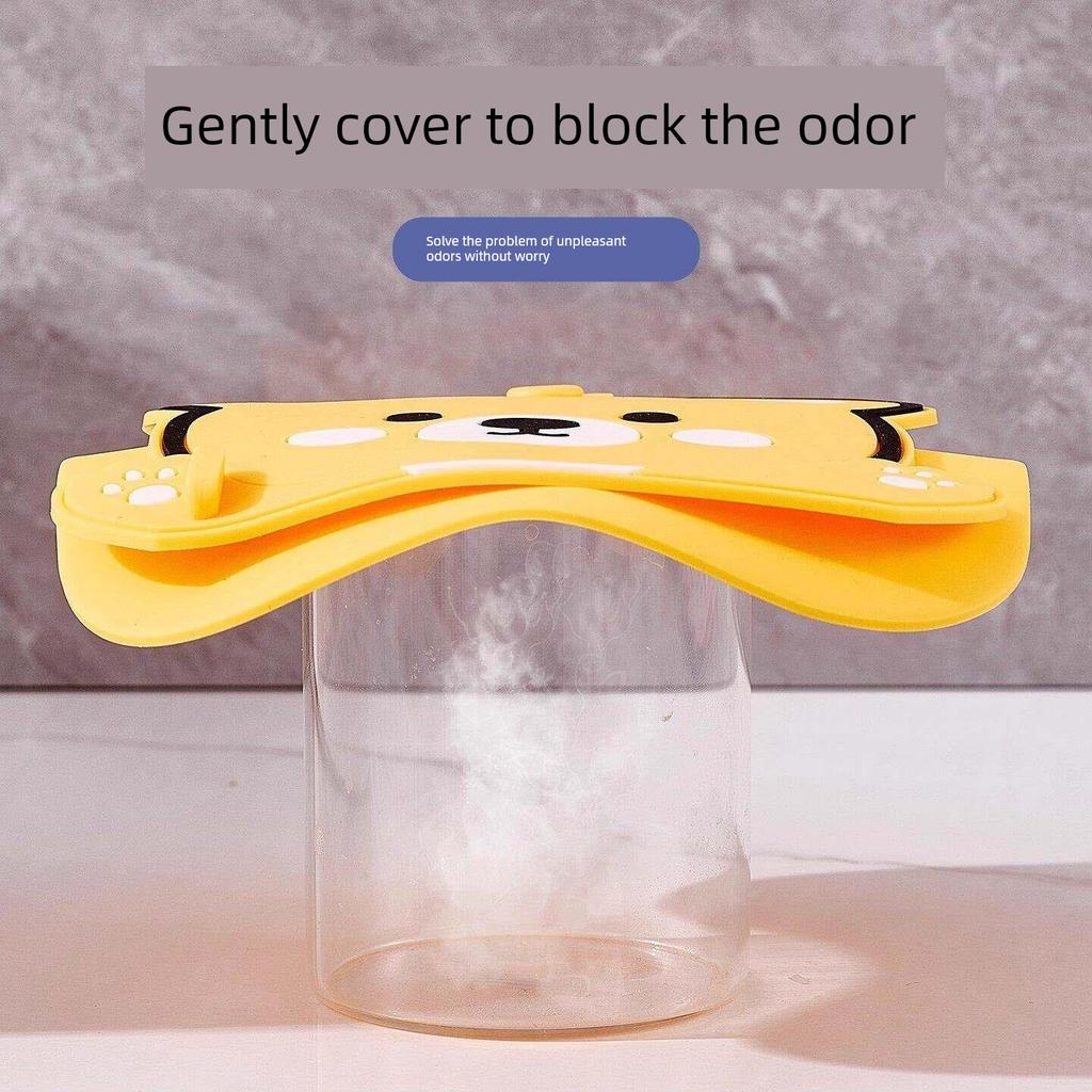2-in-1 Drain Cover Anti-Odor Device Silicone Pad for Sealing Bathroom Drains To Prevent Insects and Odor Return In Toilets and Bathrooms