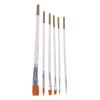 6Pcs Art Painting Brushes Set Acrylic Oil Watercolor Artist Paint Brush Set