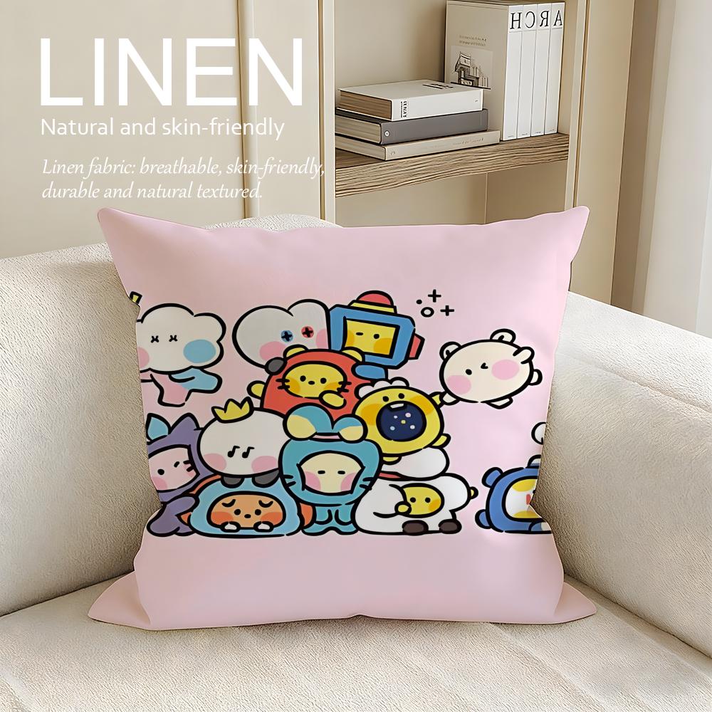 Cute Truz Cushion Cover Pillowcase Set Pcs x x Breathable Washable Sofa Cushion Cover