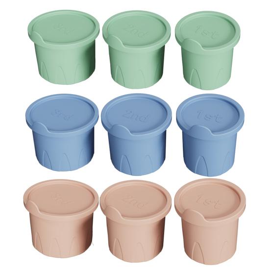 3Pcs Ice Tray Silicone Hollow Ice Lid Cubes Mold with Cylinders for 30/40 Oz