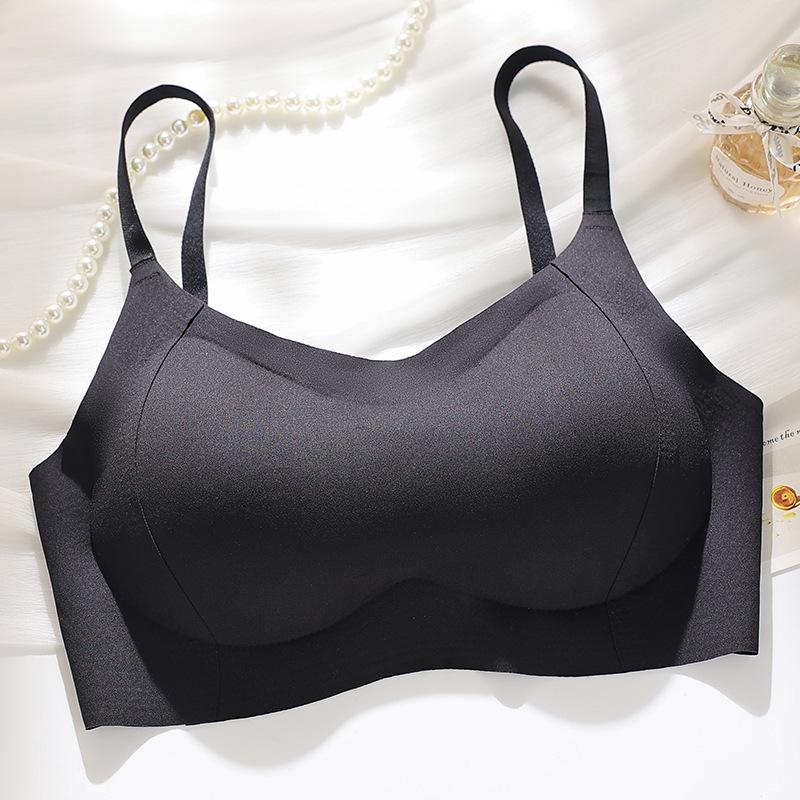 Summer Backless Bra for Women Gathering Sports Bra Collecting Accessory Breasts Anti Glare Strapless Bra Summer Seamless Bra