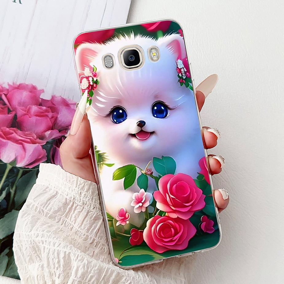 For Samsung Galaxy J5 2016 Case SM-J510F New Luxury Painted Cover Soft Silicone Phone Case For Samsung J3 J5 J7 2016 Fundas Capa