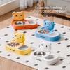 Detachable Cat Food Water Bowl Non-Slip Base Cat Feeding Bowl Pet Water Container  for Cats Dogs