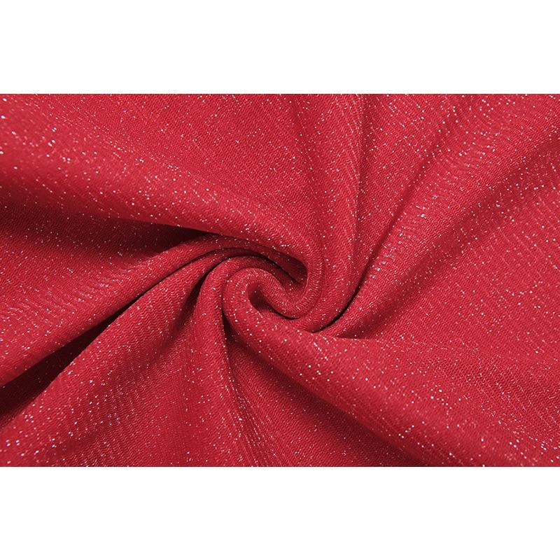 Autumn Women's Temperament Sexy U-neck Backless Long-sleeved Slim-fit Wrap Buttock Dress