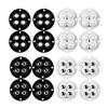Universal 4pcs Rolling Caster Pulleys 360 Degree Free Rotation Pulley Rotating Wheels Accessories for Bins Storage Box Furniture
