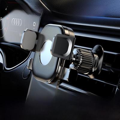 Car Phone Holder with Suction Cup, Hook, and Air Outlet Mount – Creative Gravity Accessories for Navigation.