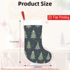 Christmas Decoration Fireplace Hanging Stocking 1pc And S And 3pcs, Minimalist Christmas Tree Pattern Christmas Gift Soc