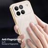 KADEM Phone Case For Honor Win 5G / Win RT 5G Electroplating Silk Texture PU + TPU Phone Back Cover