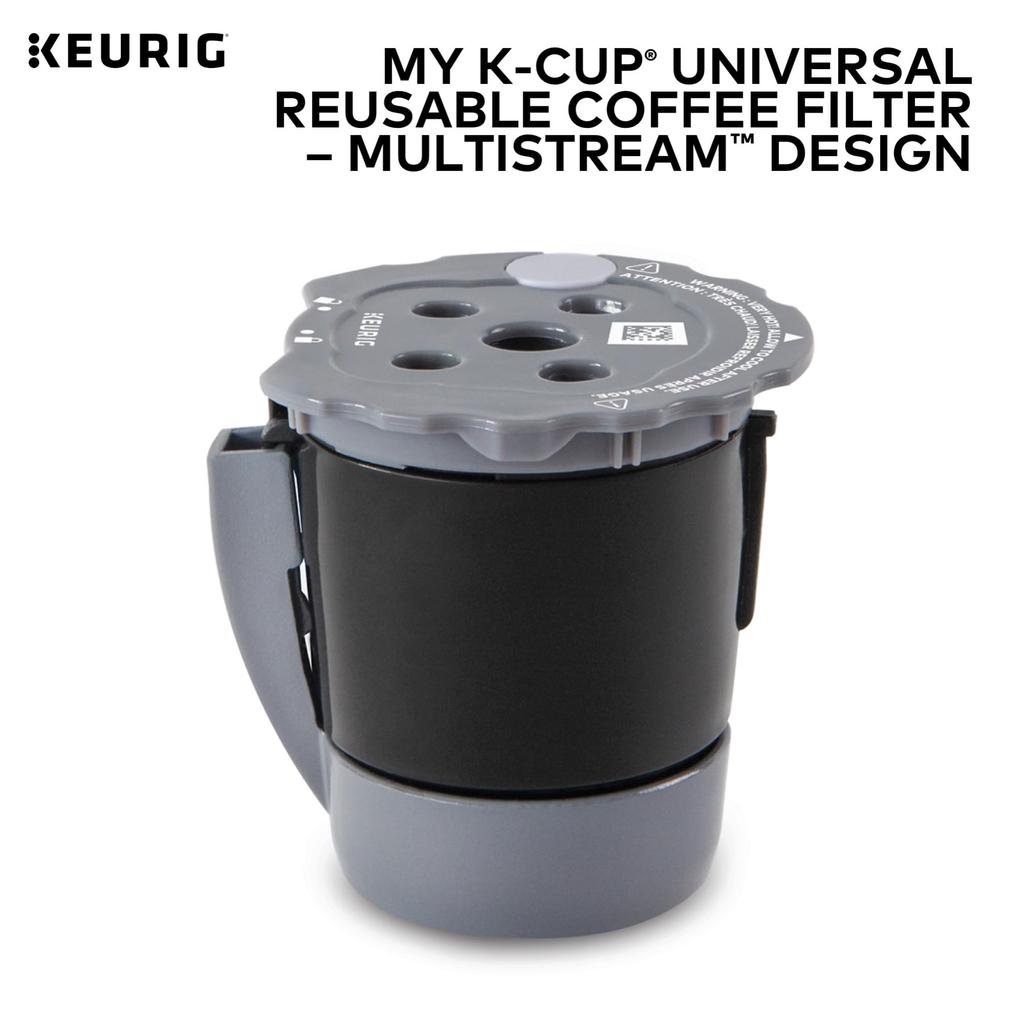 Keurig My Universal Reusable Filter with Technology Gray May K-Cup Multi-Stream - (Packaging Vary)