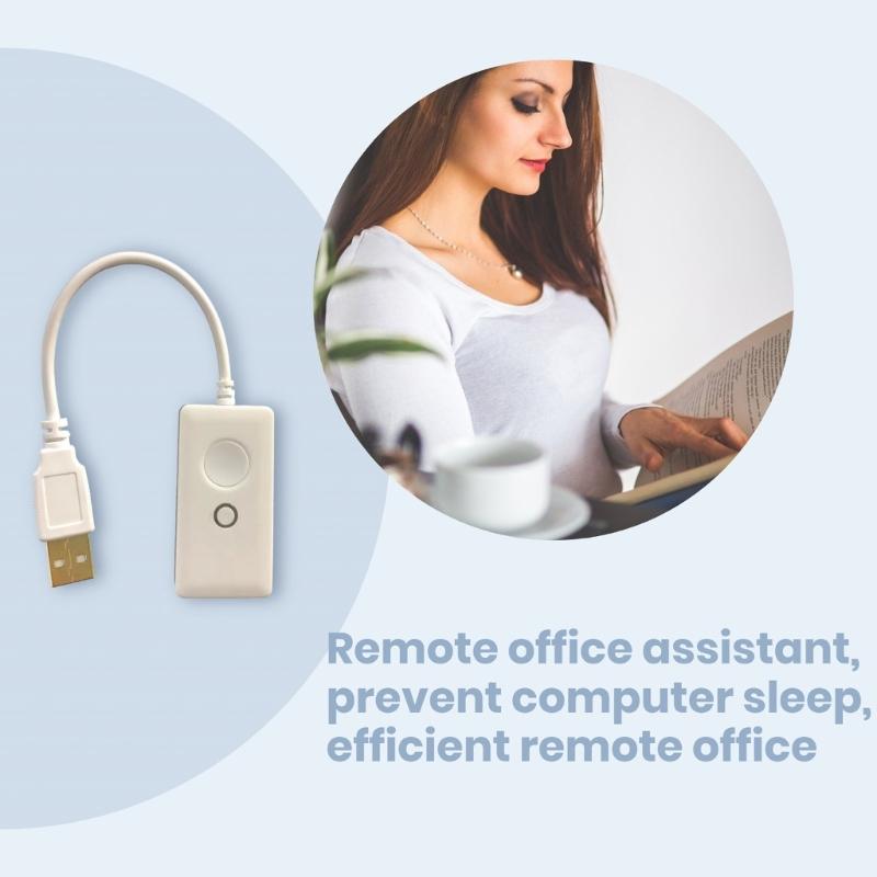 Mouse Jigglers Quiet Noiseless Undetectable Mouse Movers Simulates Realistic Movement, DriverFree Shakers for PC