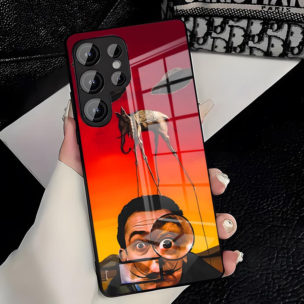 

Salvador Dali Art Phone Case For Samsung S26 S25 Plus S20 S20 Plus S22 Ultra S23 FE S21 Plus S21 Ultra Glass Cover Samsung S22