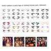 30 Pairs Temporary Eye Tattoo Vivid Eyeliner Makeup Stickers Tools Christmas Birthday Valentine'S Day Wedding (10 Sheets)