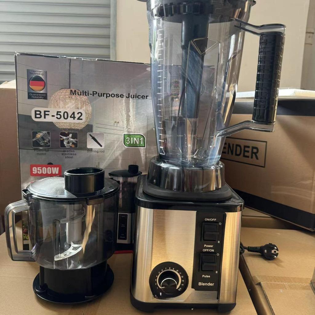 Liquidificador Elétrico Multifuncional 6 em 1 3L Grande Capacidade Doméstico Extrator de Frutas Cozinha Culinária Triturador de Gelo