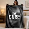 Koc flanelowy z nadrukiem The Cure Przytulny Lekki pluszowy koc narzutowy do łóżka sofy użytku domowego
