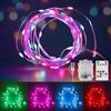 Fairy Lights Battery Operated Color Changing String Light with Remote, 16.4FT 1-Pack Twinkle LED Lights USB Plug or Battery Powered, Outdoor