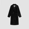 Bo Women's Hepburn Style Waist-Cinched Wool Coat