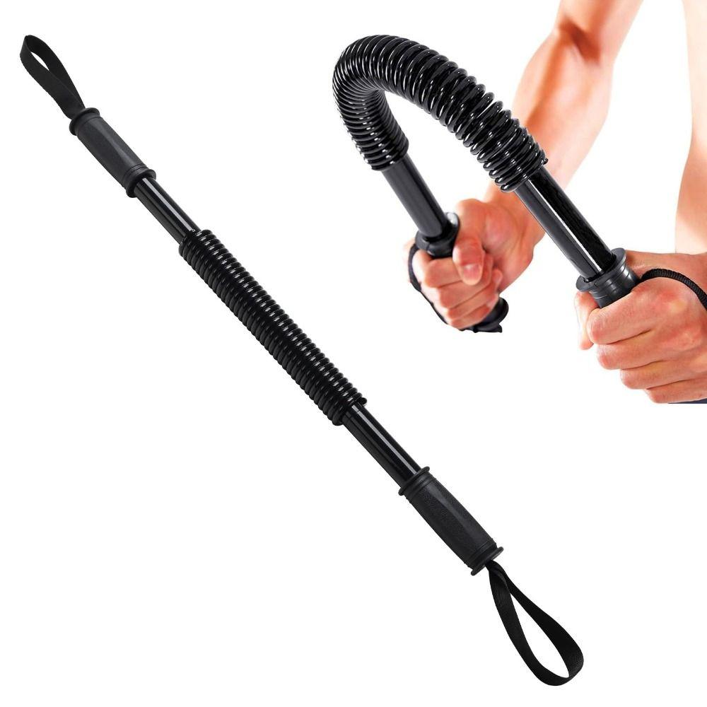 Foldable Spring Bar Resistance Bend Bar 20-60kg Arm Trainer Man Arm Exerciser Gym Equipment